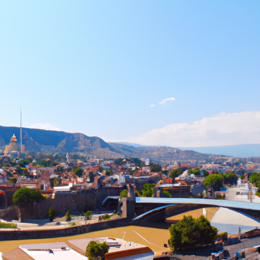 תמונה של נוף מדהים של העיר טביליסי, ג