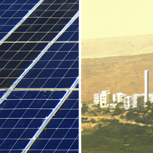 השוואה זו לצד זו של האתגרים וההזדמנויות של אנרגיית השמש בצפון ישראל