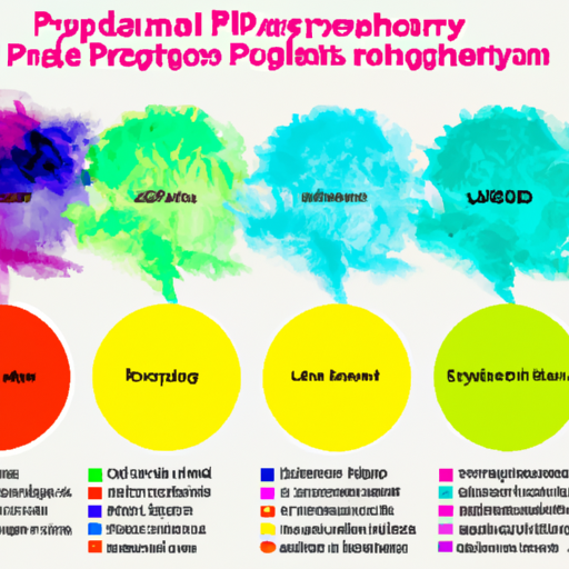 אינפוגרפיקה המציגה את ההשפעה הפסיכולוגית של צבעים שונים